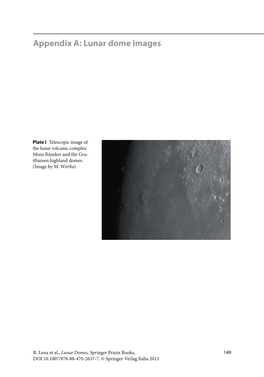 Appendix A: Lunar Dome Images