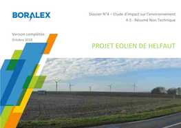 Projet Eolien De Helfaut