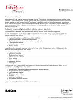 Galactosialidosis