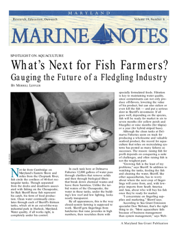 What's Next for Fish Farmers?