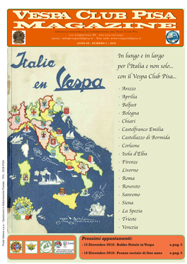 In Lungo E in Largo Per L'italia E Non Solo... Con Il Vespa Club Pisa