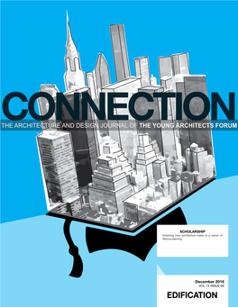 Connectionthe Architecture and Design Journal of the Young Architects Forum