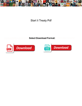 Start Ii Treaty Pdf