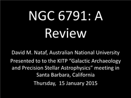 NGC 6791: a Review
