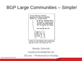 BGP Large Communities – Simple!