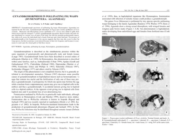 GYNANDROMORPHISM in POLLINATING FIG WASPS Et Al