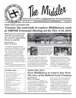 The Middler, Spring 2015