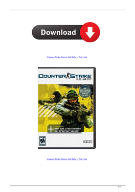 Counterstrike Source Full Indir Tek Link