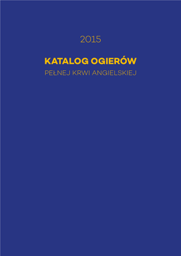 2015 Katalog Ogierów