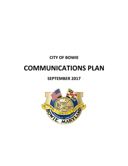 Communications Plan