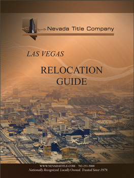 Relocation Guide Welcome to Beautiful Las Vegas