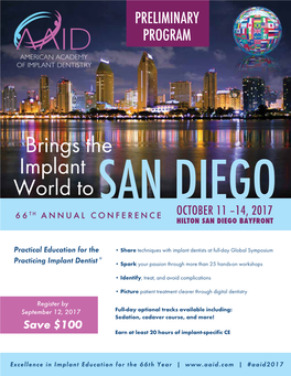 66Th Annual Conference | San Diego