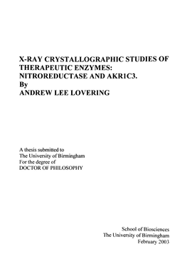 Nitroreductase and Akr1c3