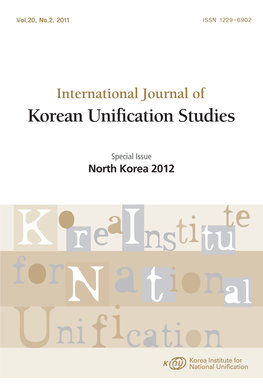 North Korea 2012 on the Threshold of Power, 2011/12 Pyongyang’S Politics of Transition