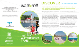 THE WATERFRONT TRAIL in Mississauga