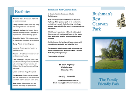 Bushman's Rest Caravan Park Facilities Is Located on the Foreshore of Lake Bushman’S Cullulleraine