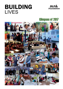 BUILDING LIVES Glimpses of 2017 from the Chairman’S Desk