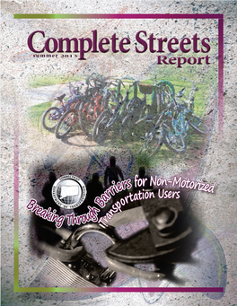 Complete Streets Report: Breaking Through Barriers for Non-Motorized