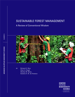 Sustainable Forest Management