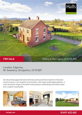 Lyndale, Edgerley, Nr Oswestry, Shropshire, SY10 8EP