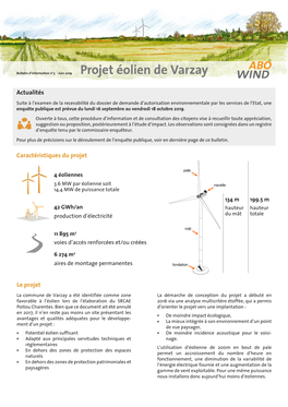 Projet Éolien De Varzay