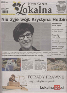 Nie Żyje Wójt Krystyna Helbin Referendum Coraz Bliżej