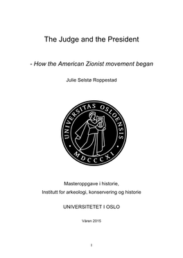 The Judge and the President