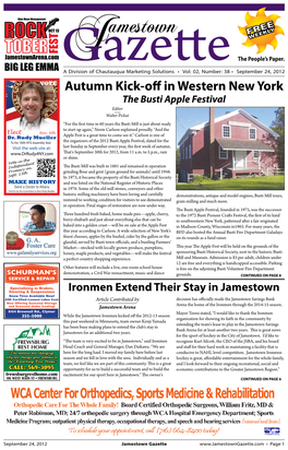 TOBER FEST Jamestownarena.Com the People’S Paper