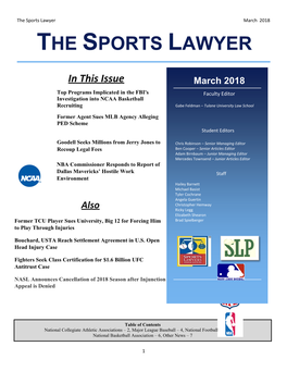 The Sports Lawyers Association
