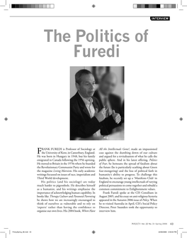 The Politics of Furedi