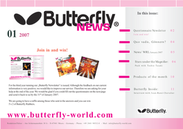 Newsletter Januar 2007 Engl