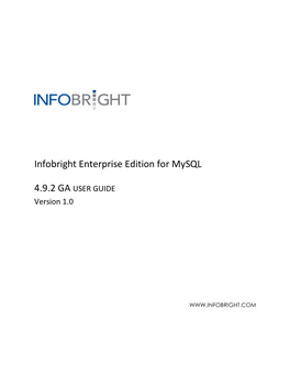 Infobright Enterprise Edition for Mysql