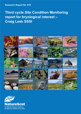 Craig Leek SSSI RESEARCH REPORT