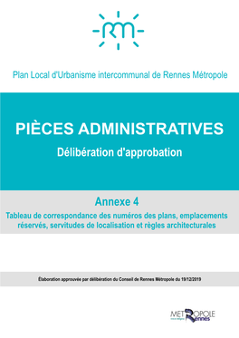 Pièces Administratives