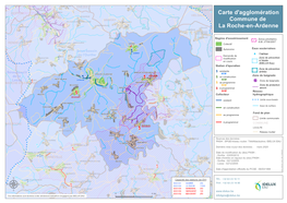 Carte D'agglomération Commune De La Roche-En-Ardenne