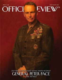 GENERAL PETER PACE USMC (RETIRED) Commander-In-Chief’S Perspective