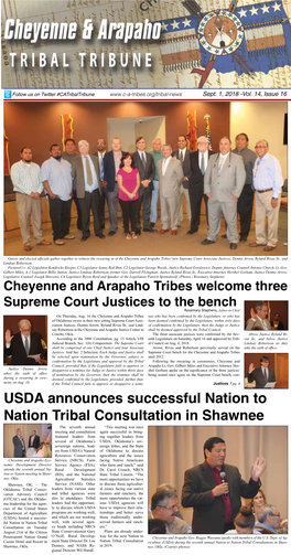 USDA Announces Successful Nation to Nation Tribal Consultation In