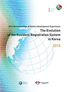 The Evolution of the Resident Registration System in Korea 2015