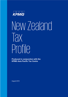 Country Tax Profile: New Zealand