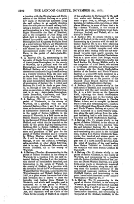 The London Gazette, November 24, 1871
