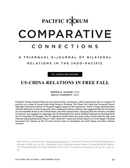 Us-China Relations in Free Fall