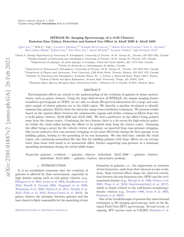 Arxiv:2101.01887V2 [Astro-Ph.GA] 26 Feb 2021