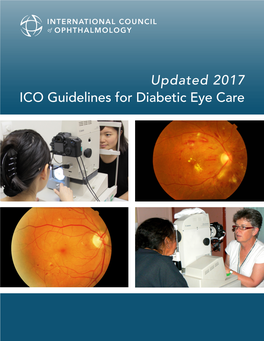 ICO Guidelines for Diabetic Eye Care Updated 2017