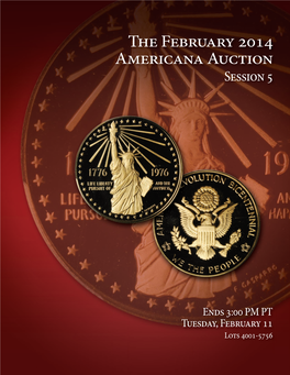 The February 2014 Americana Auction Session 5