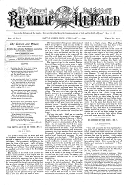 Ate Nevietv Anb Llerafo, Before the People to Speak Smooth Words; to Which Was Committed Unto Thee Keep by the ISSUED WEEKLY by the Cry, Peace and Safety