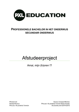 Afstudeerproject