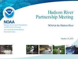 Hudson River Partnership Meeting