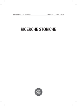 RICERCHE STORICHE Via A