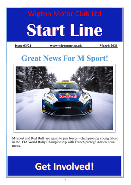 Issue 03/21 March 2021 Great News for M Sport!