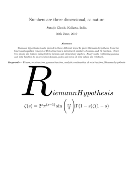 Riemannhypothesis